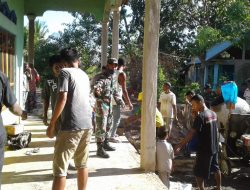 Gotong-royong, Sebagai Wujud kepedulian Babinsa Kodim 1624/Flotim.