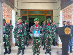 Danramil Lembata pimpinan Pemakaman Purnawirawan TNI-AD secara Militer