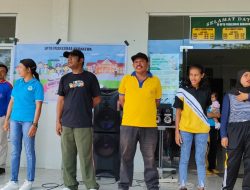 Peringatan hari Kesehatan Nasional ke-58, Babinsa Koramil Kota Lewoleba dengan Puskes Hadekewa