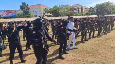 Hut Bhayangkara Meriah, Tarian Kolosal TNI-Polri