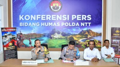 Bidhumas Polda NTT Gelar Konferensi Pers Terkait Penanganan Kasus Ipda Rudi Soik