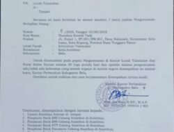 Kementerian Agama Dan Tata Ruang/Badan Pertanahan Nasional Kantor Pertanahan